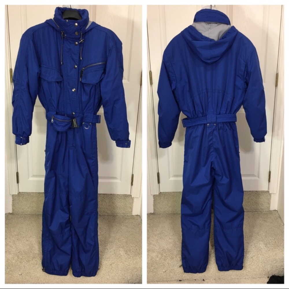 Vintage retro snowsuit
